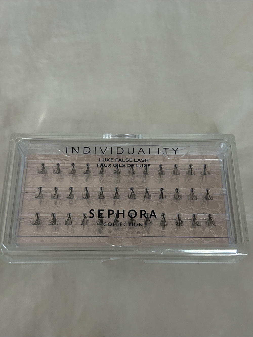 Sephora Individuality Black Individual Lash Clusters in Clear Tray